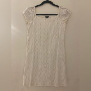 White Theory dress with Eyelets